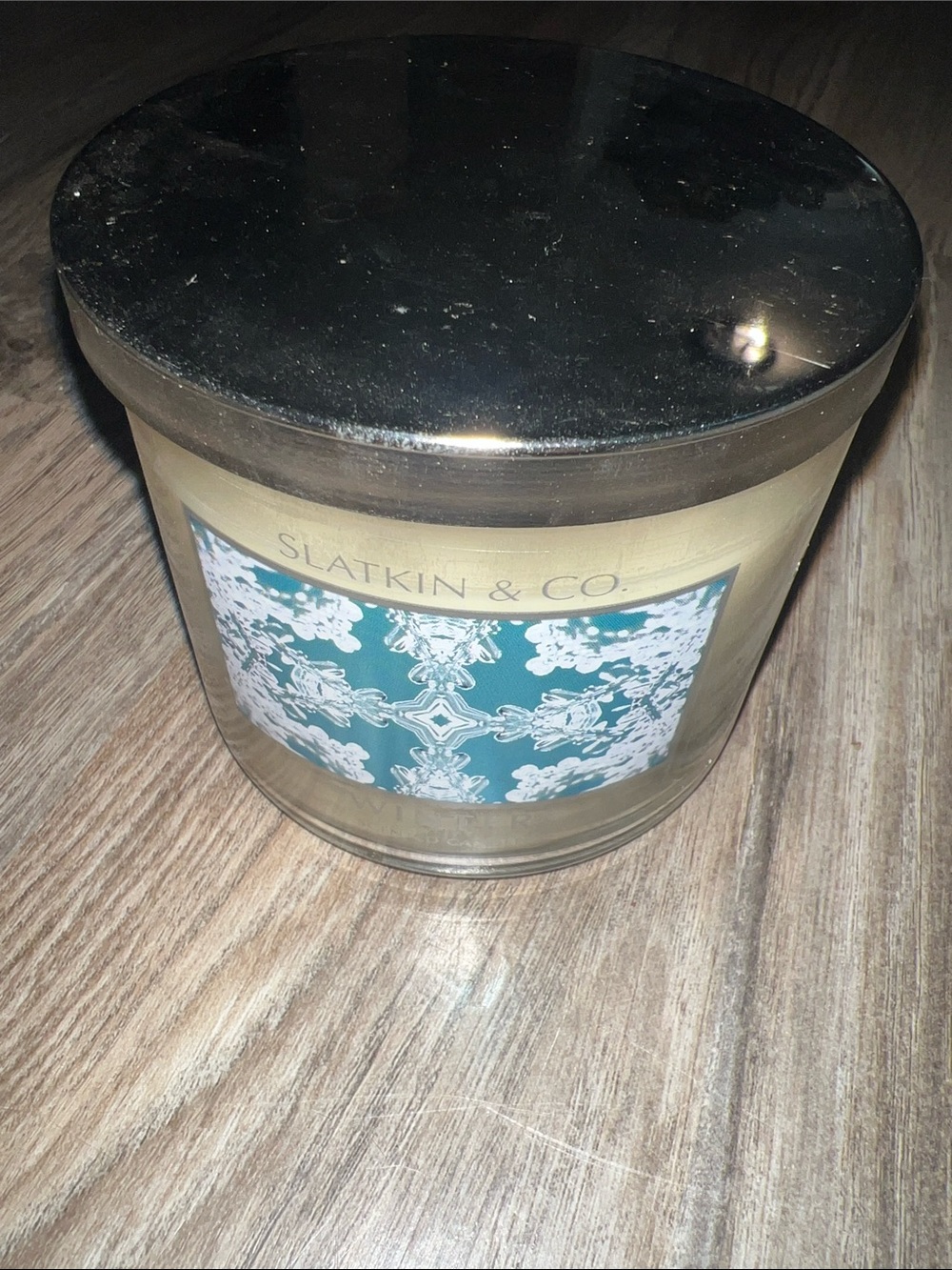 Bath & Body Works Slatkin & Co. WINTER 3-wick Scented Candle 14.5 oz RARE New